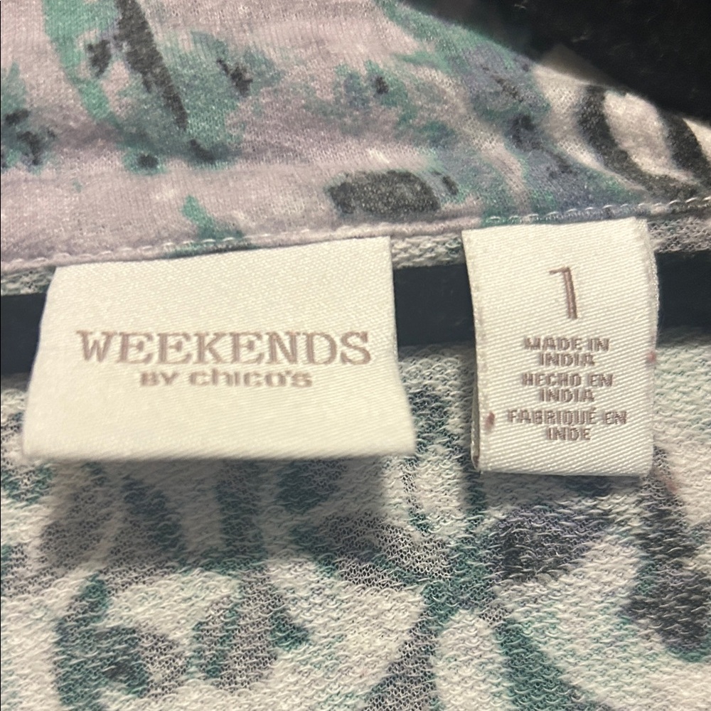 Weekenders Multicolor Patterned Bomber Jacket - Picture 2 of 4